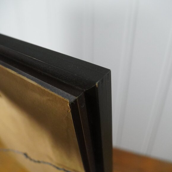 Vintage Needle Point of Johannes Vermeer "Milkmaid" Painting Framed Textile Art - Picture 11 of 15